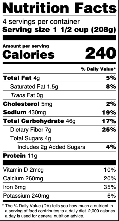Understanding Food Labels • The Nutrition Source