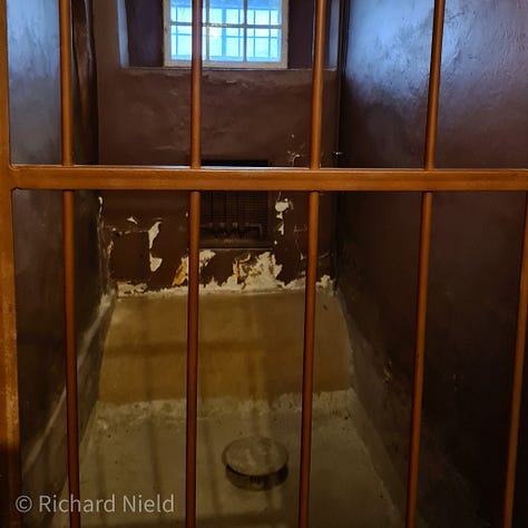Museum of Occupations and Freedom Fights, Vilnius, Lithuania, where state security agencies including the Gestapo, SD, NKVD, KGB, NKGB and MGB held and tortured political prisoners in solitary confinement from the 1940s onwards