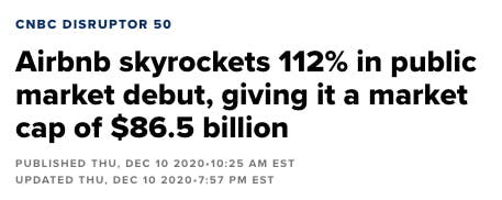 Airbnb's IPO went spectacularly well