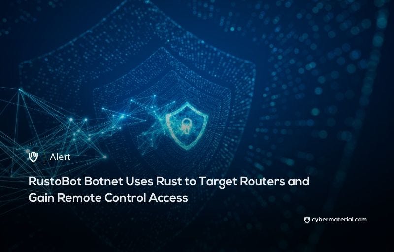 Rusted Router RustoBot Botnet Targets Routers Using Rust