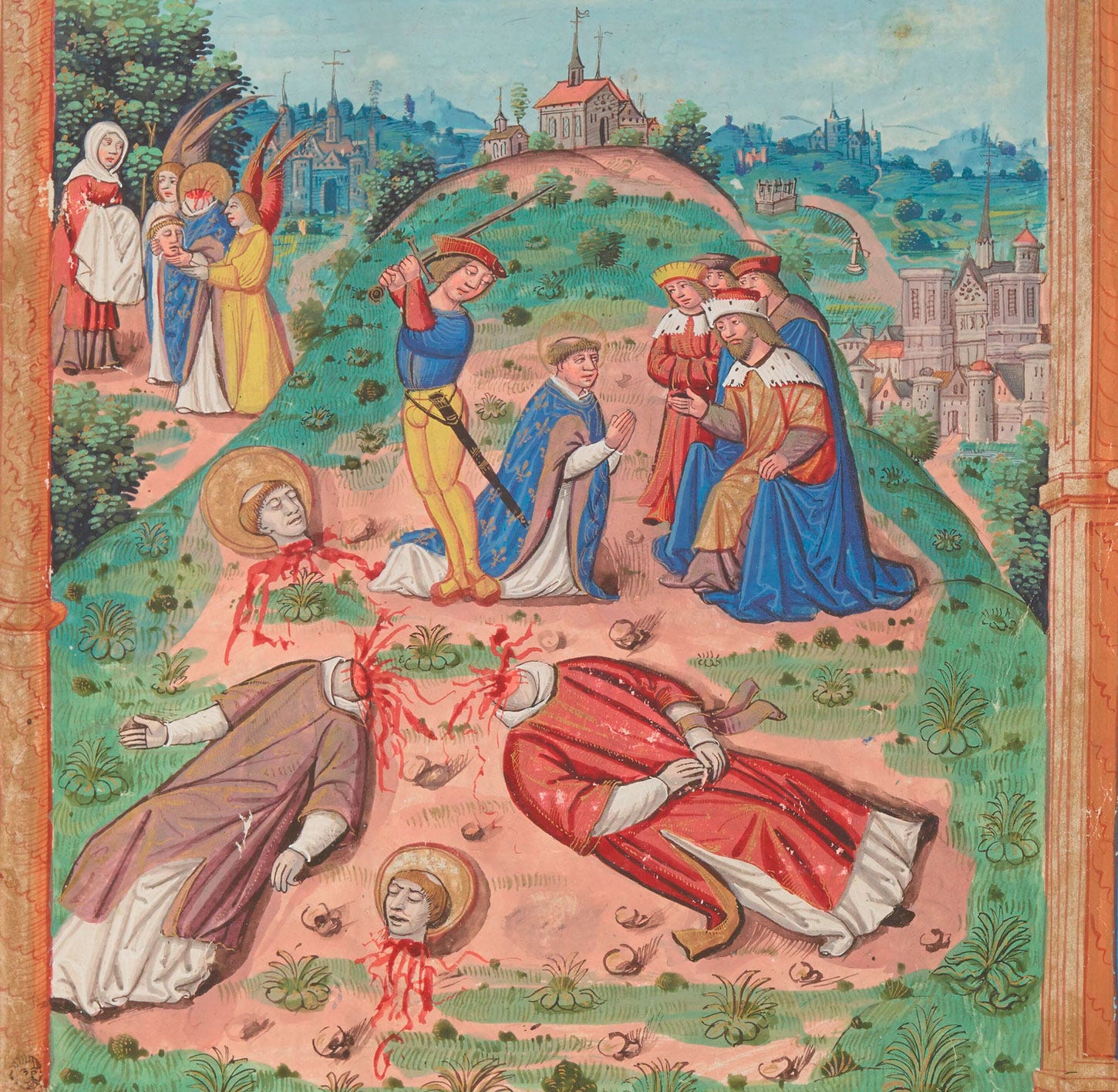 Saint Denis beheaded Montmartre