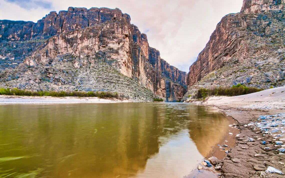 Santa Elena Canyon in Big Bend National Park Santa Elena Canyon in Big Bend National Park