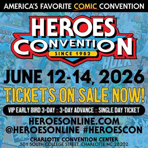 HeroesCon 2026 Announces First Round of guests | Convention Scene