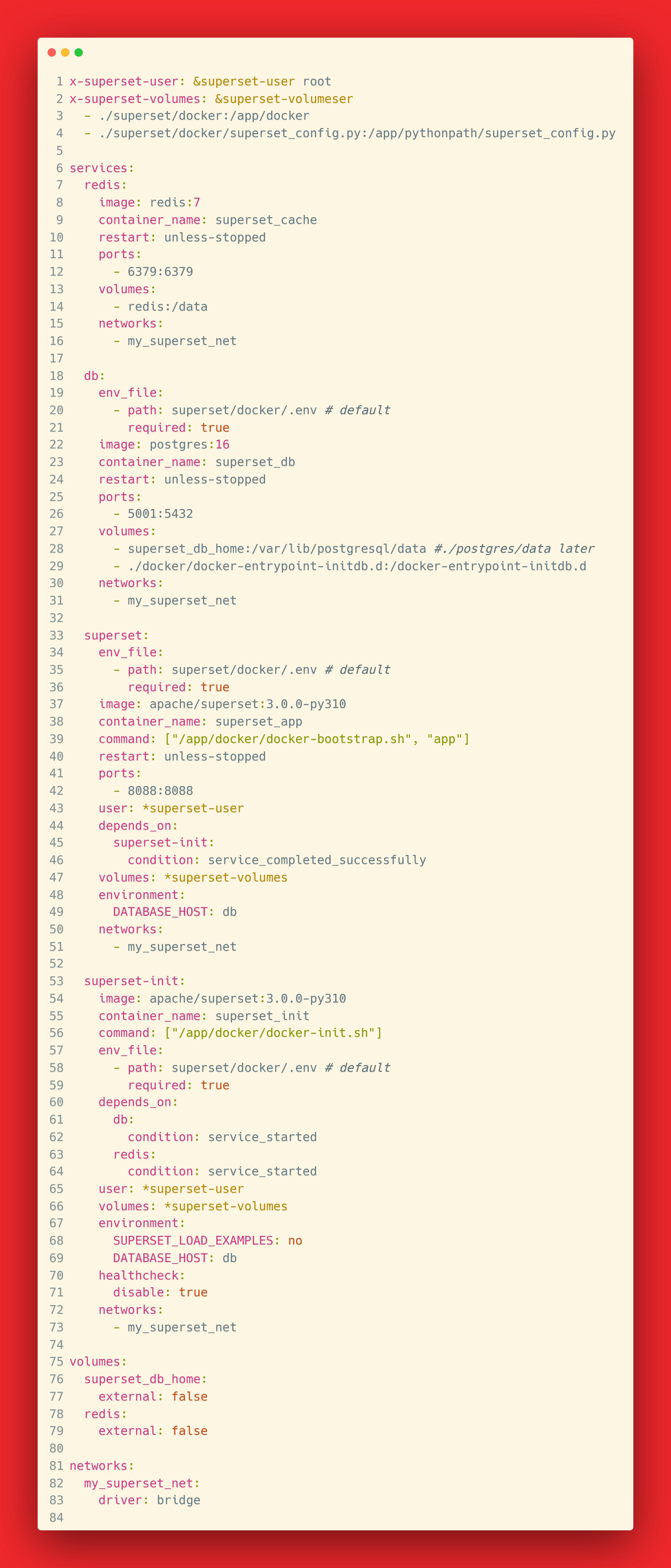 How to get started with apache superset and docker compose in 5 minutes