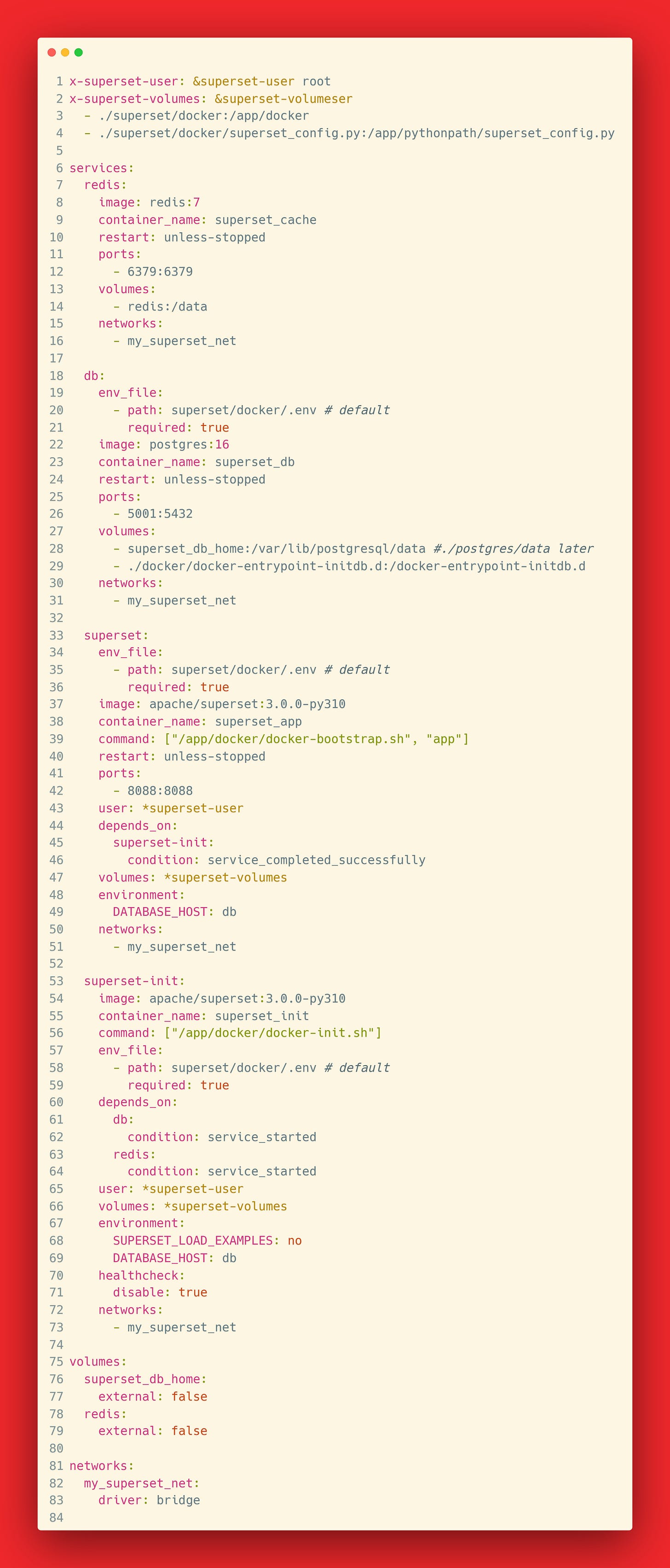 How to get started with apache superset and docker compose in 5 minutes