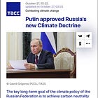 They Are ALL in It Together: Putin Approved Russia’s New Climate Doctrine