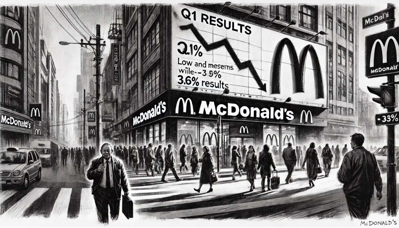 Los clientes dan la espalda a McDonald’s 