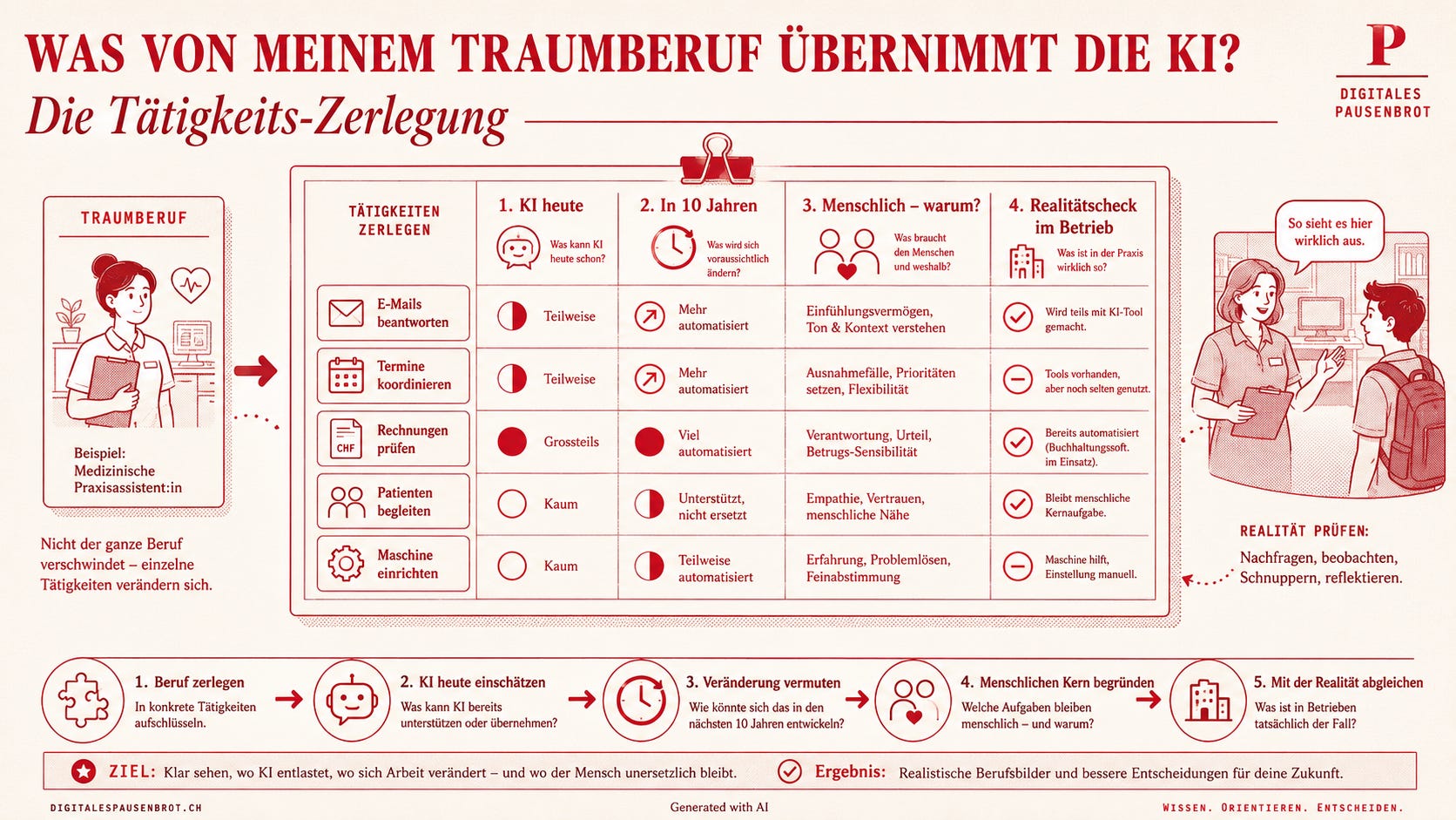 Was von meinem Traumberuf übernimmt die KI?