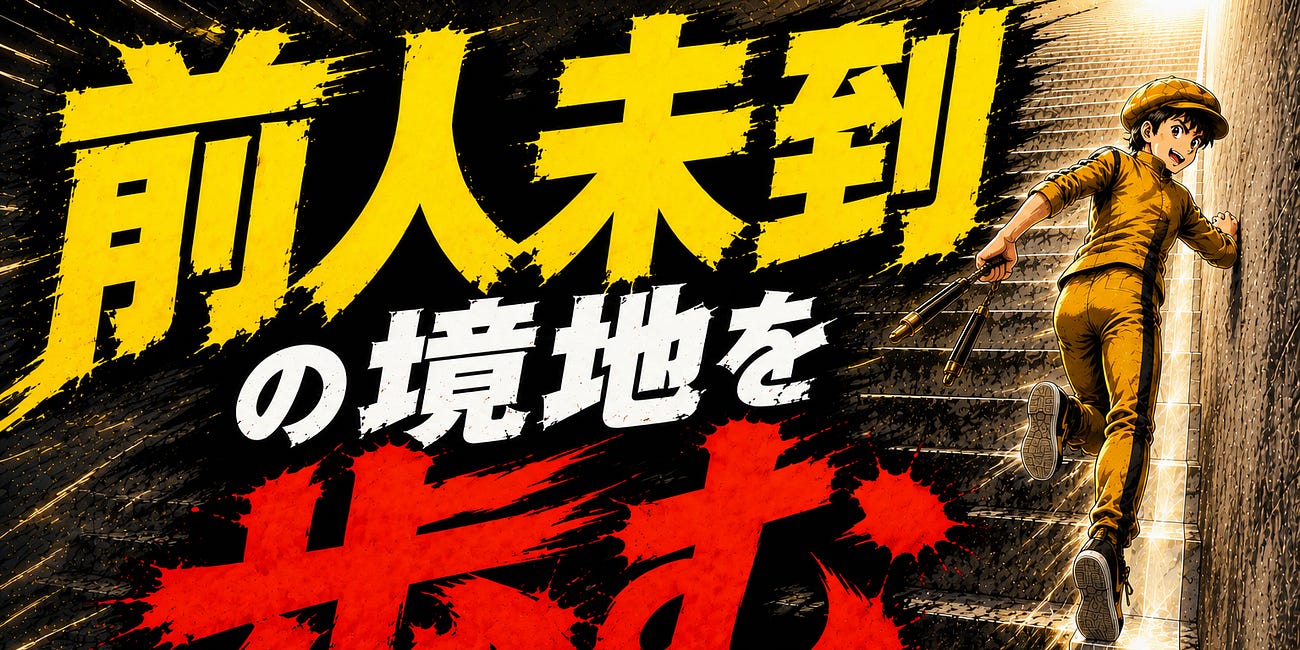前人未踏の境地を歩む