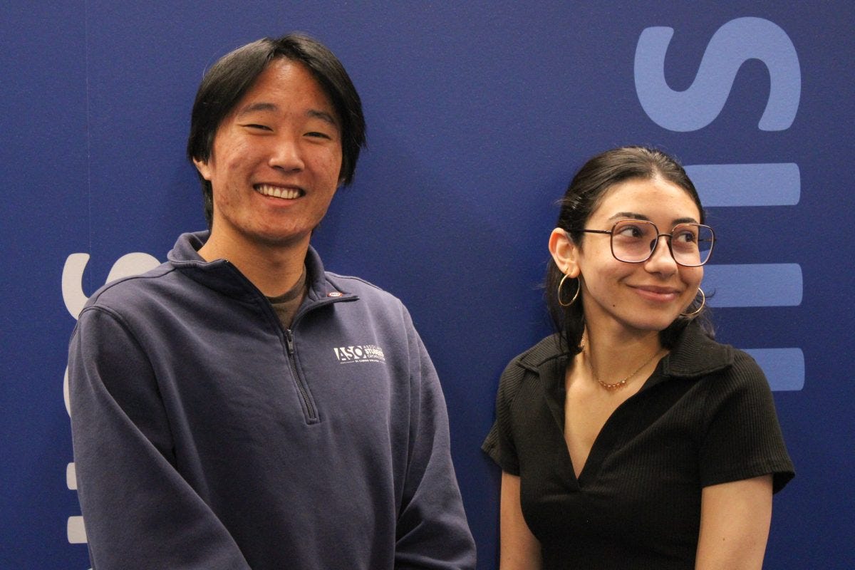 El Camino College Associated Students Organization Student Trustee Wesley Marshall and ASO President Danielle Kabboul are selected to each give brief remarks at the 2025 Commencement on Friday, June 13. Marshall and Kabboul are both in the graduating class of 2025. (Elsa Rosales | The Union)