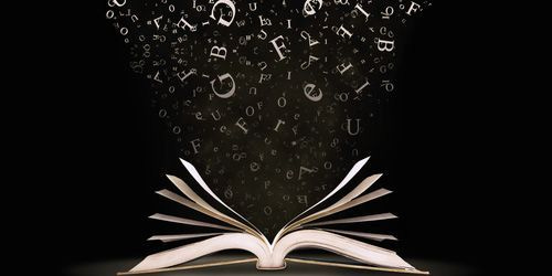 book with letters coming out - Google Search | Good books, Dark  backgrounds, Books
