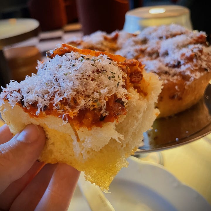 Schiacciata Rossa at Bar Tre Dita in Chicago, IL