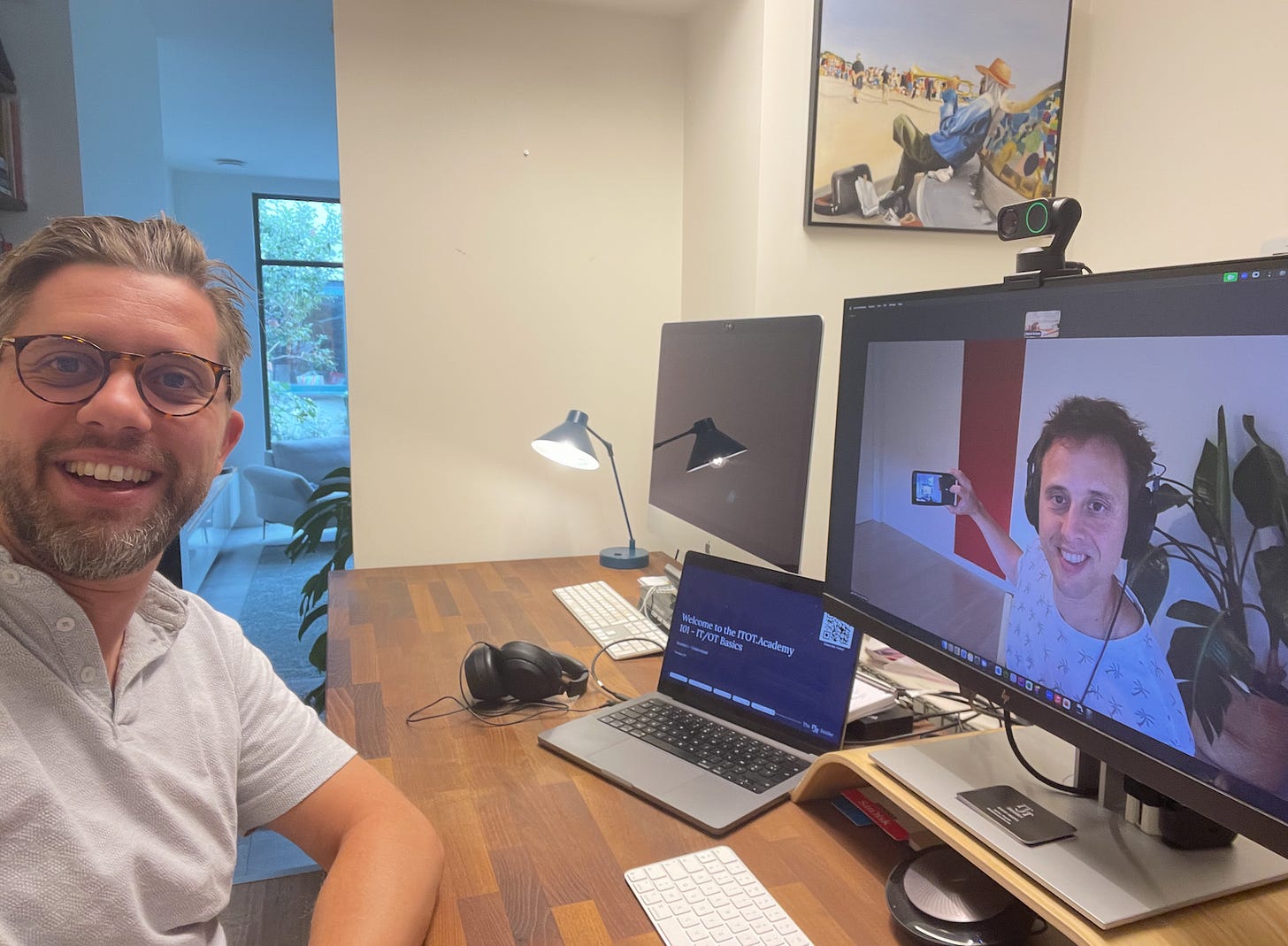 David & Willem just before we kicked off Group 1 on August 29