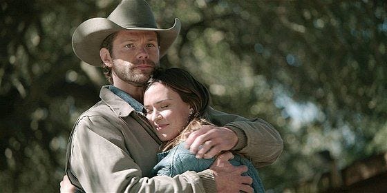 Cordell hugging Geri on Walker. Cordell hugging Geri on Walker.