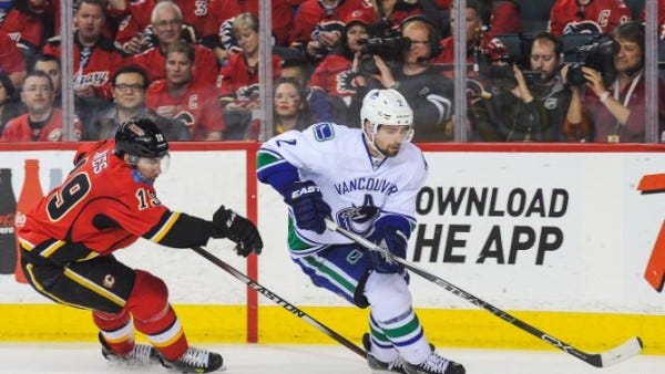 vancouver canucks lose to calgary flames stanle cup playoffs 2015 nhl vancouver canucks lose to calgary flames stanle cup playoffs 2015 nhl