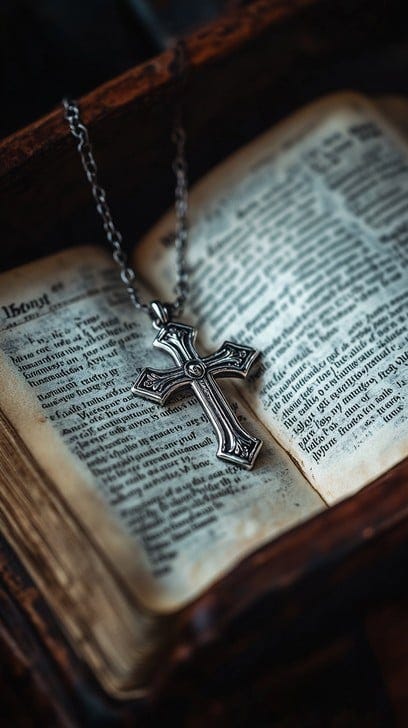 Free Cross on Bible Image | Download at StockCake