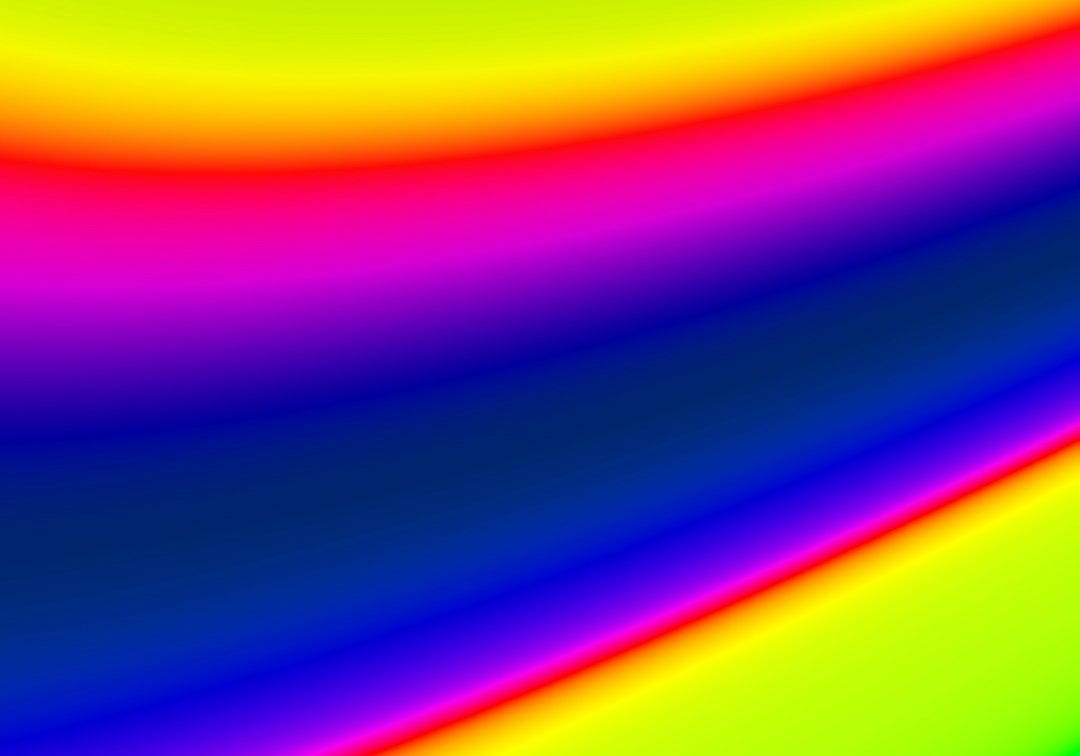 Abstract rainbow stripes with vibrant colors