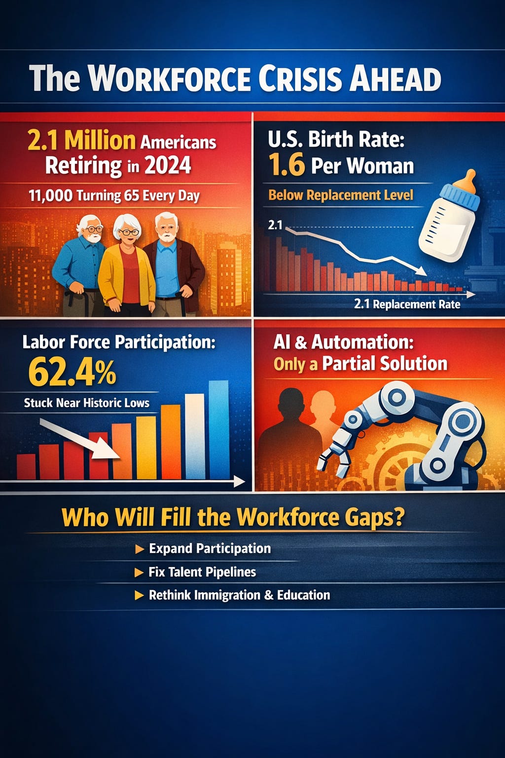 The U.S. Labor Force Remains in a Structural Transition