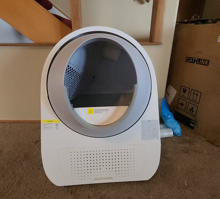 self cleaning litter box