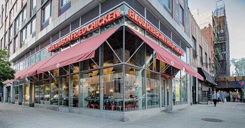 Blue Ribbon Fried Chicken East Village Manhattan New York City Blue Ribbon Fried Chicken East Village Manhattan New York City