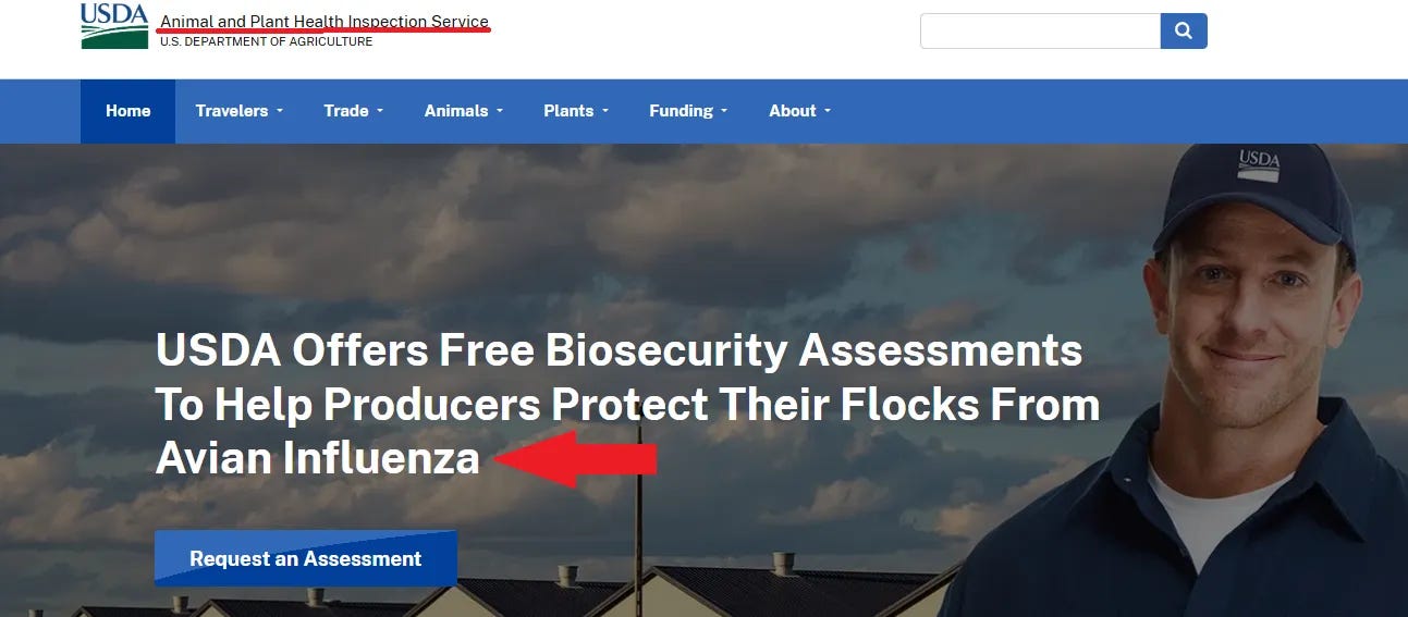Ψευδής Συναγερμός Για Τη Γρίπη Των Πτηνών: Η Υπηρεσία Επιθεώρησης Υγείας Ζώων Και Φυτών Των ΗΠΑ Αποτυγχάνει Στην Επίσημη Πρόκληση Για Την Προσκόμιση Αποδεικτικών Στοιχείων