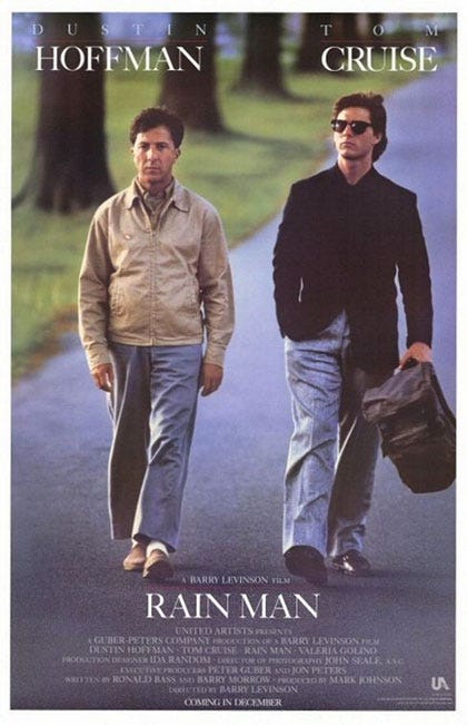 Poster Rain Man - L'uomo della pioggia