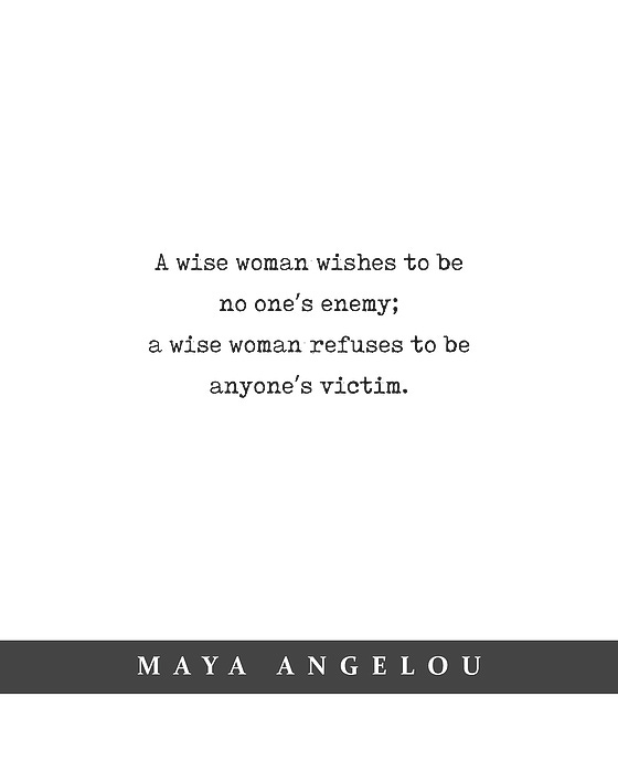 Maya Angelou - Quote Print - Minimal Literary Poster 07 Zip Pouch by Studio  Grafiikka - Fine Art America