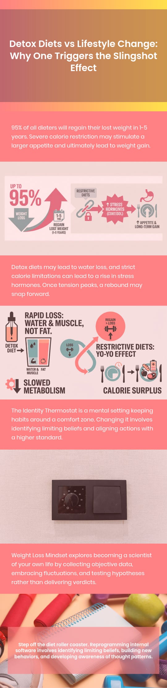 Detox Diets vs Lifestyle Change For Weight Loss