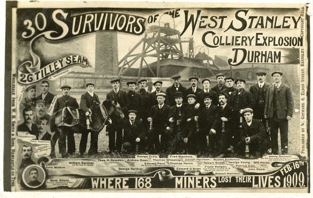 168 miners - some as young as 13 - were killed in County Durham 111 ...