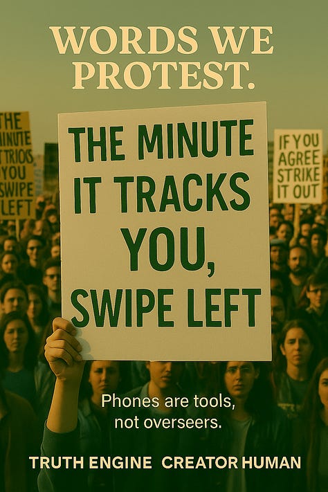 9 various protest images designed for give aways for only voicing of our oppinions. 