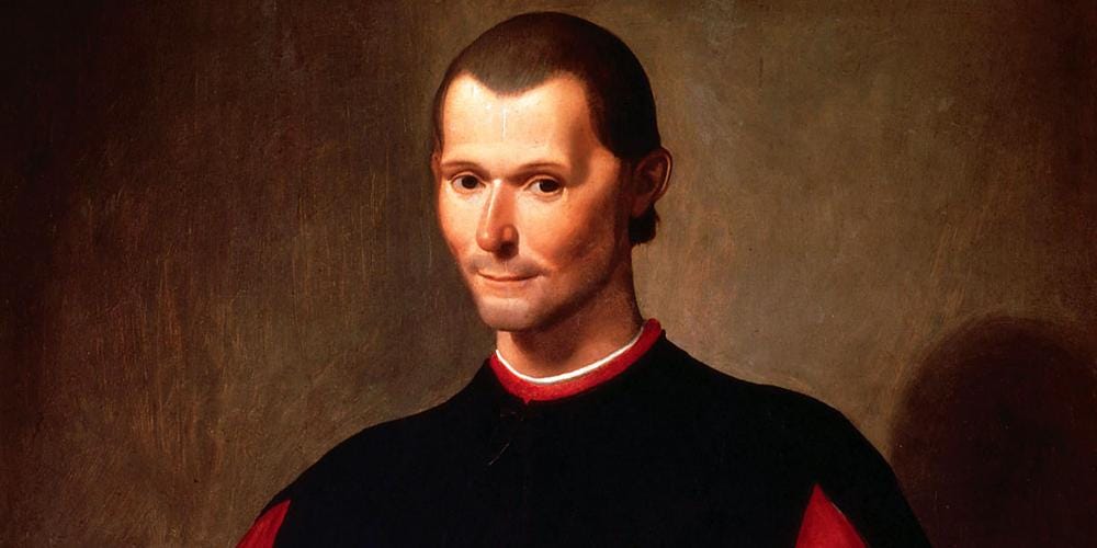 A portrait of Niccolò Machiavelli A portrait of Niccolò Machiavelli