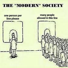 THE MMODERN SOCIETY many people allowed in this line one person per line  please 轗 - en.dopl3r.com