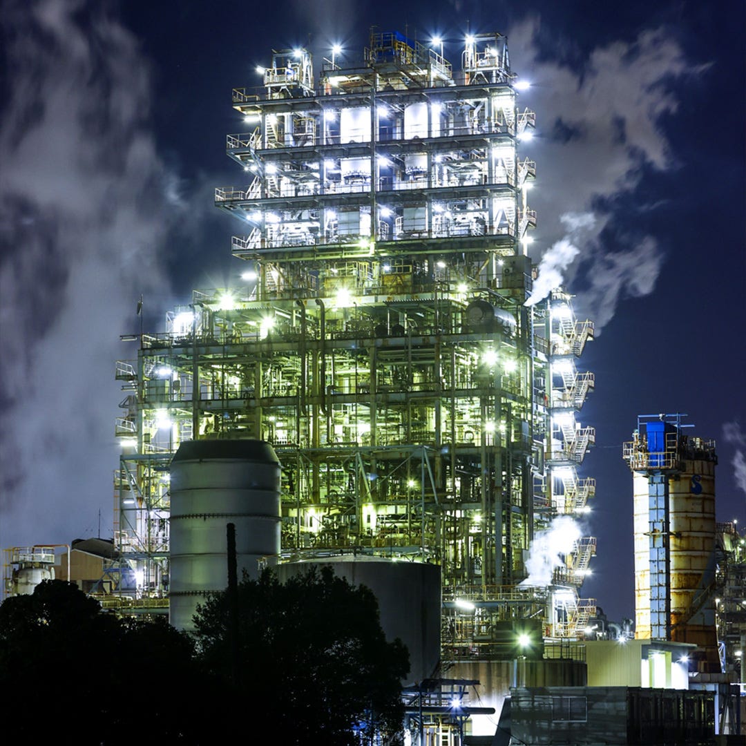 View from Keihin Industrial Zone Night Cruise (Image: Fumine Tsutabayashi, Yuki Murayama)