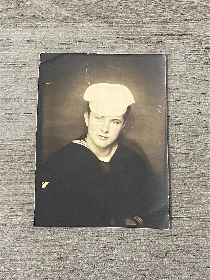 Mary Ann Hart, June 17, 1944 and C.M. Hart SC2c, USN, September, 1944