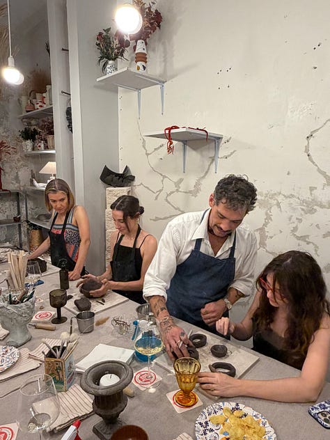 The Bubble Spain Events - Ceramic & Wine