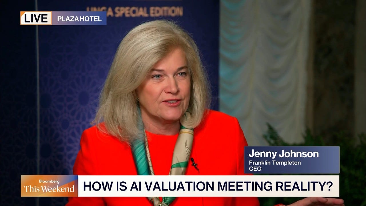 Franklin Templeton CEO on its own AI tools: "they're seeing 23% more clients"