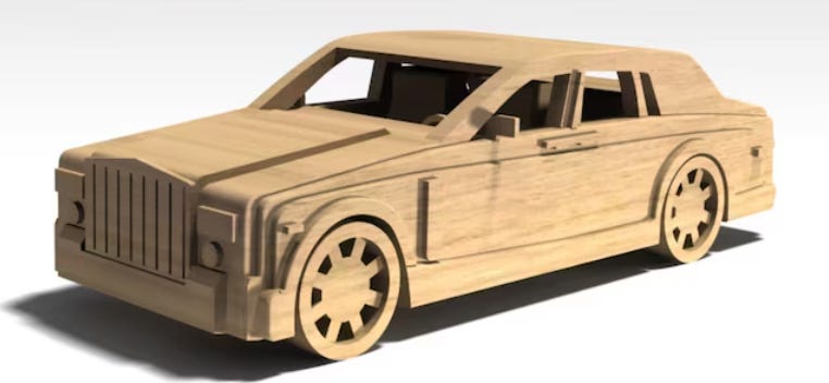 image credit: https://www.etsy.com/listing/1203733603/rolls-royce-phantom-diy-wood-plans