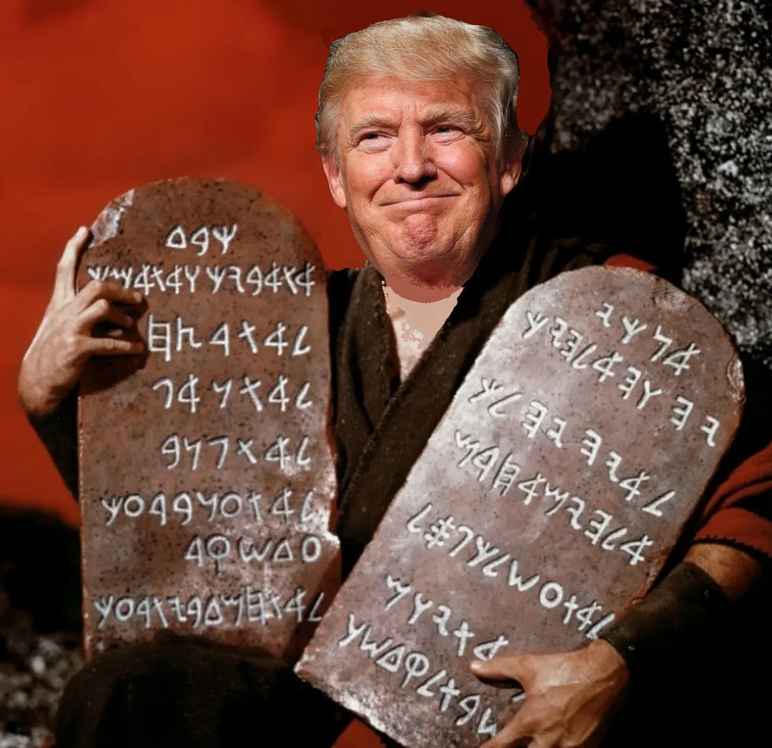 The New American Ten Commandments - by David W Fitzsimmons