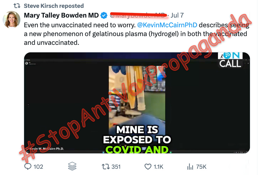 Mary Talley Bowden got her anti-vaccine credentials during COVID, when she, as an ENT doctor, wanted to treat everyone with ivermectin. Mary Talley Bowden got her anti-vaccine credentials during COVID, when she, as an ENT doctor, wanted to treat everyone with ivermectin.