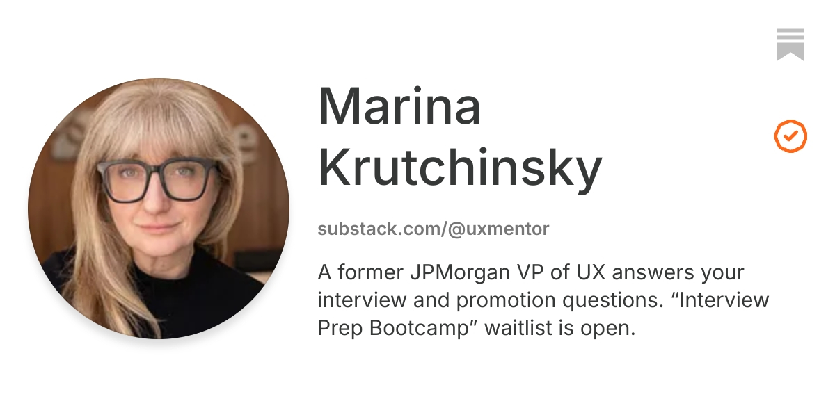 Marina Krutchinsky | Substack