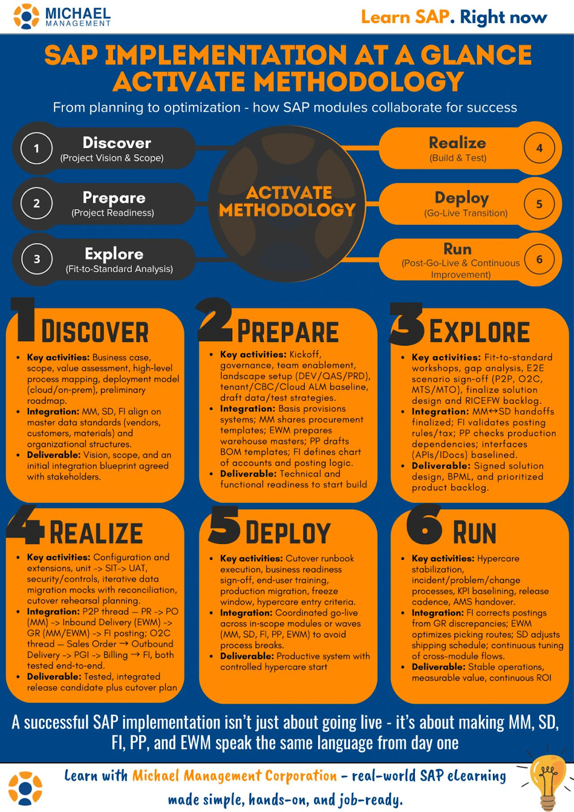 Technicity Chronicle: SAP Implementation at a Glance Activate Methodology
