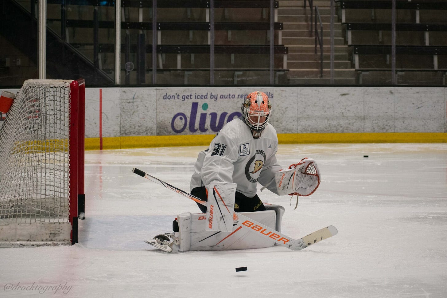 Vyacheslav Buteyets making a save.