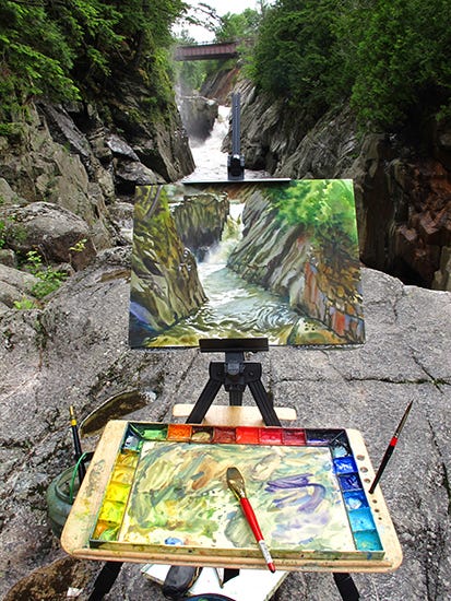 Watercolor by John Hulsey