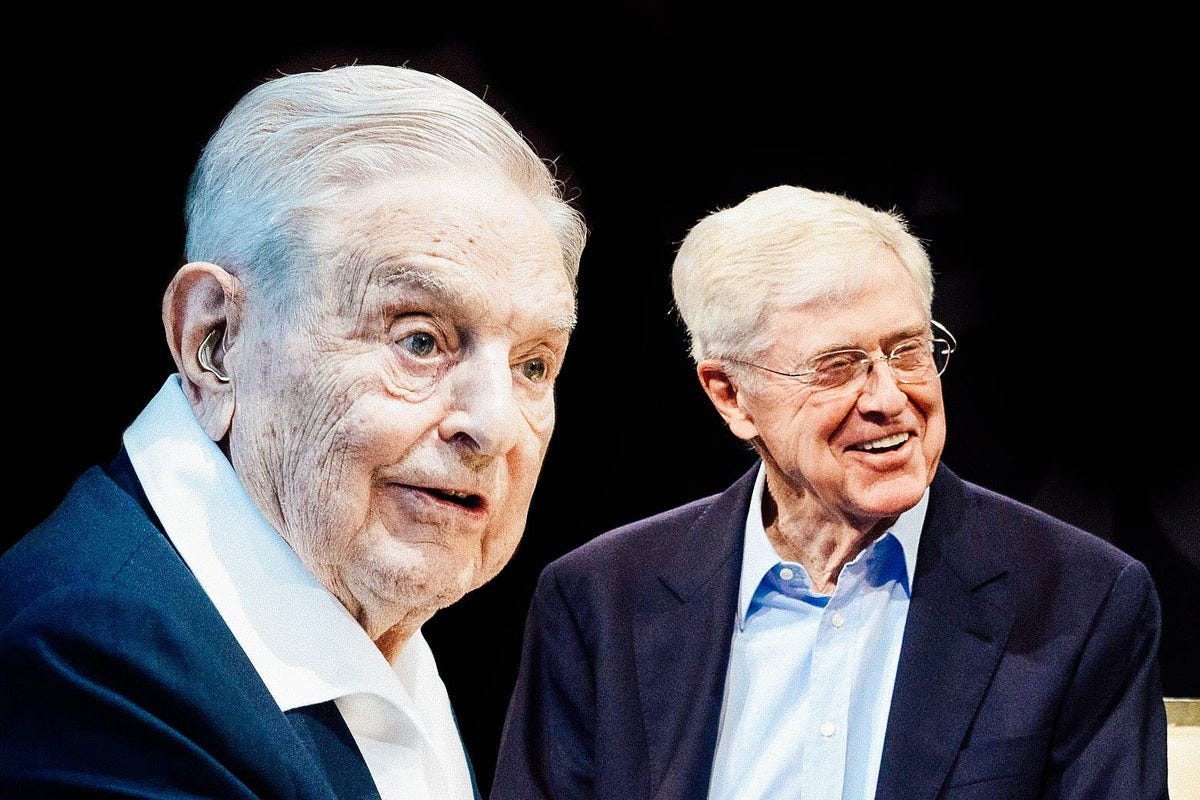 Soros and Koch are uniting to fund a new anti-war think tank.