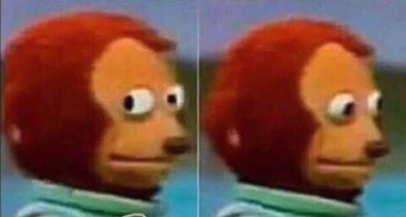 Monkey Looking Away Meme Template — Kapwing