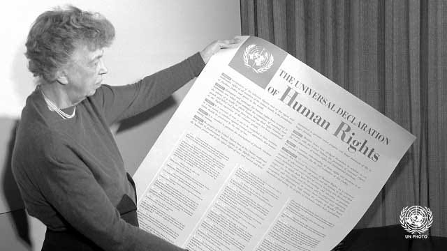 Eleanor Roosevelt reads the Universal Declaration of Human Rights Eleanor Roosevelt reads the Universal Declaration of Human Rights