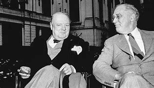 Image result for franklin d. roosevelt winston churchill