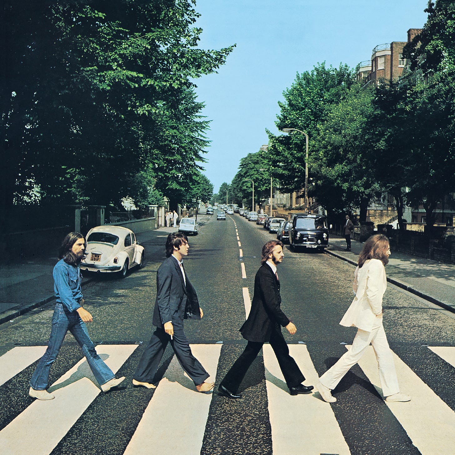The Beatles on Abbey Road