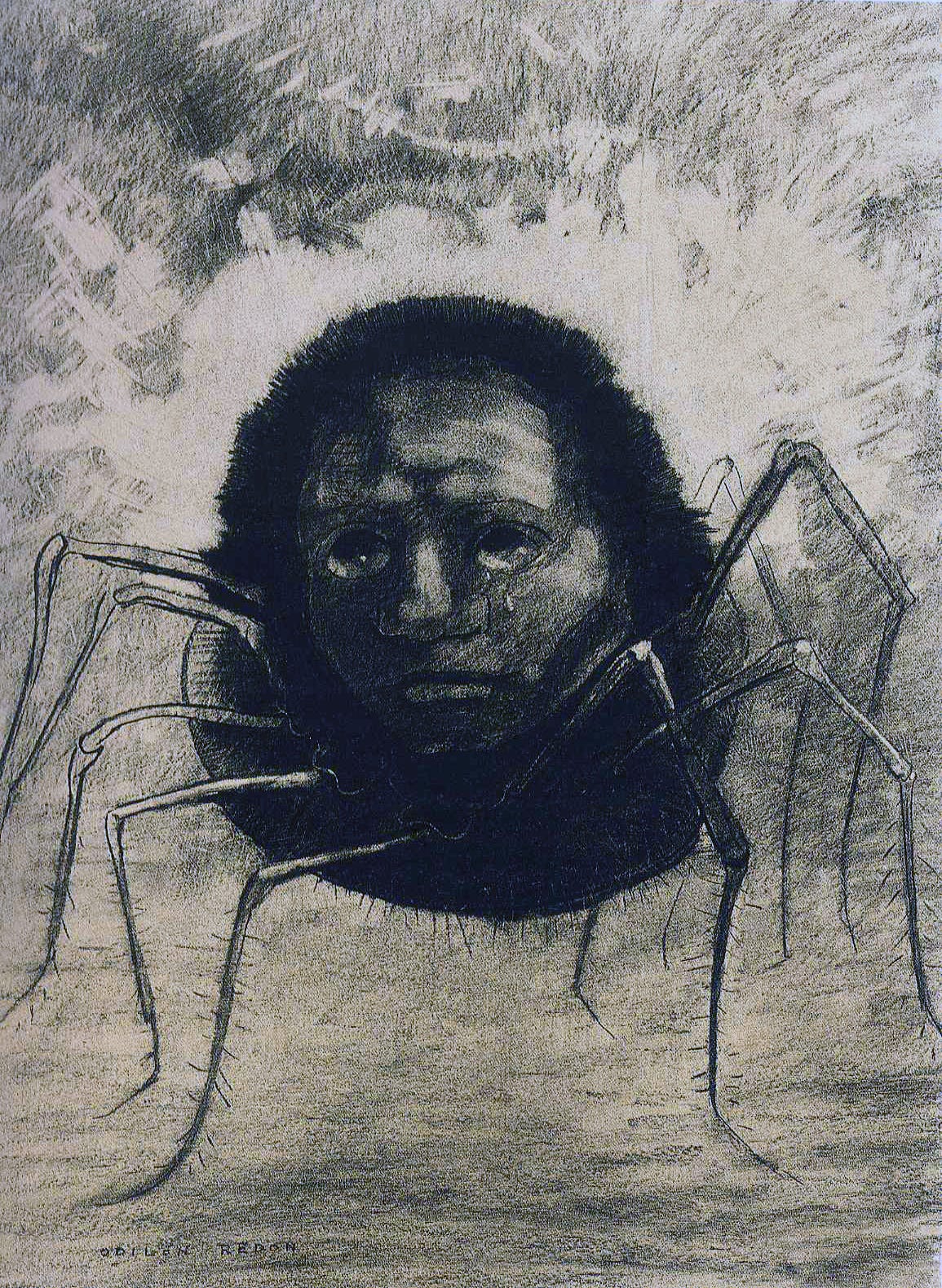 The Crying Spider, zoomed in