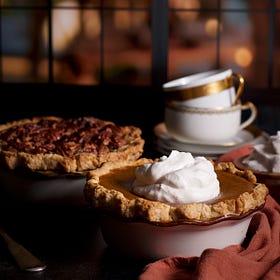 Pumpkin and Pecan Pie for Two and a Cookie Swap! 